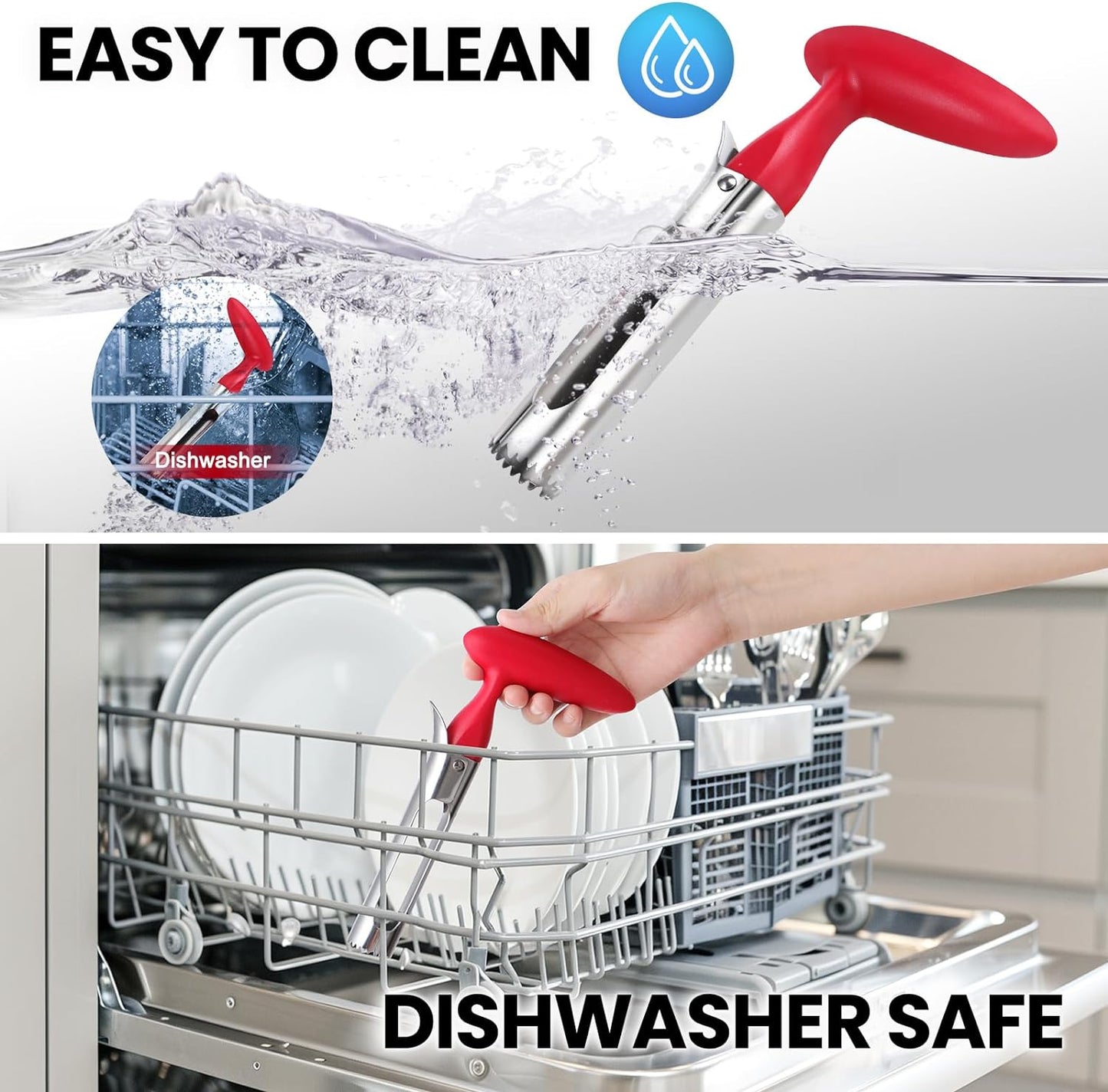 Easy Apple Corer Tool – Durable Stainless Steel, Quick Fruit Core Remover for Apples & Pears