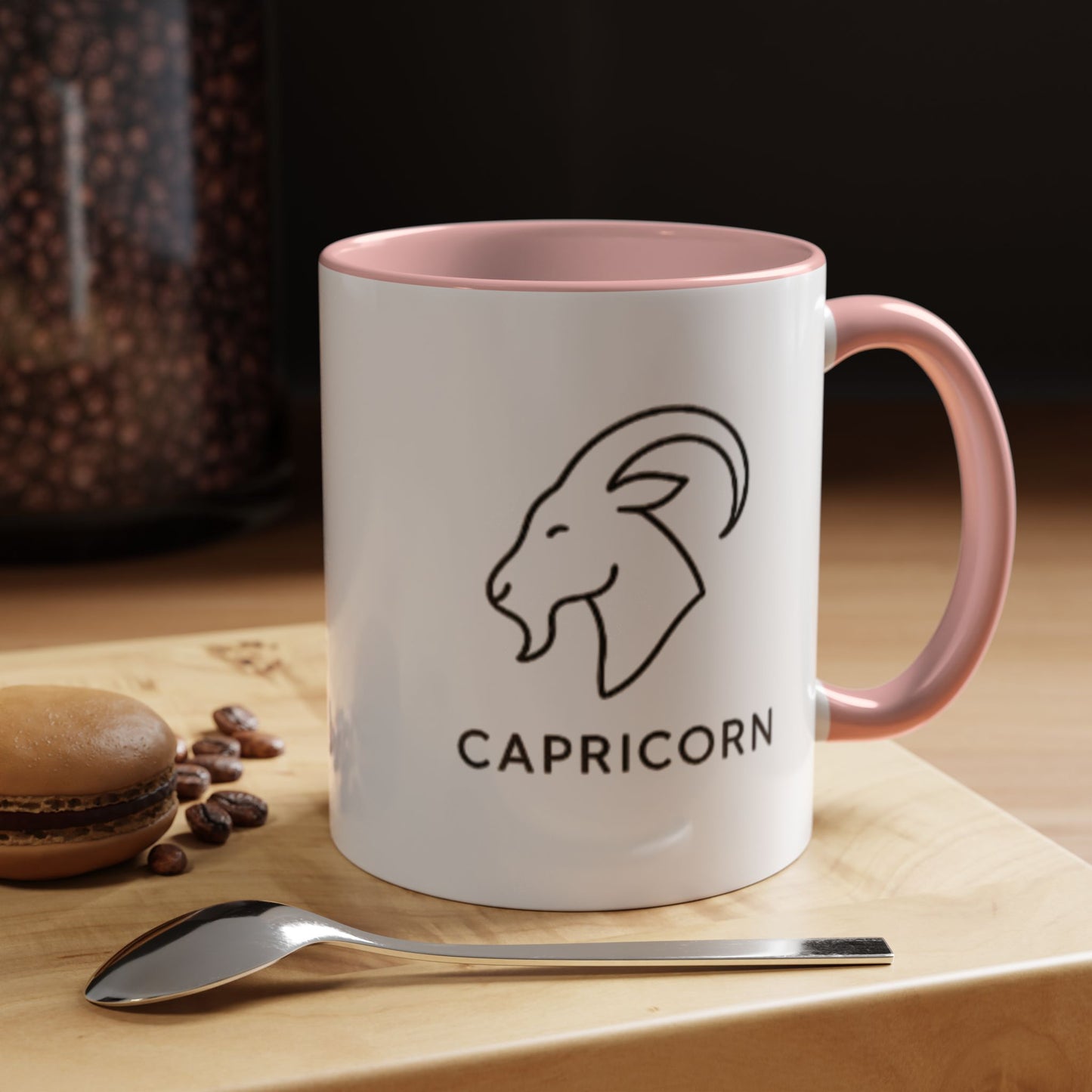 Capricorn Zodiac Accent Mug (11oz & 15oz)