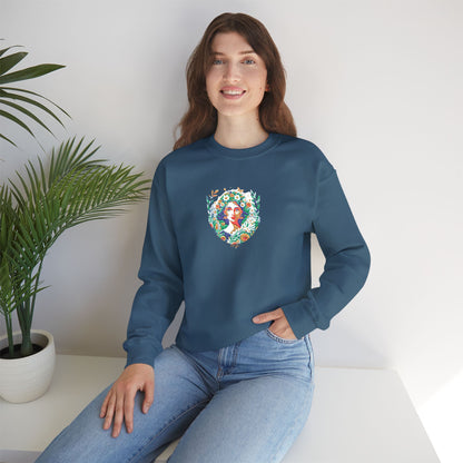 Virgo Zodiac Unisex Heavy Blend™ Crewneck Sweatshirt