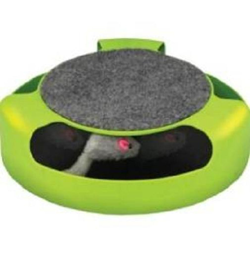 Mouse Catch Cat Toy Groomer Scratch Pad Pet Fun Kitten Interactive Playtime New