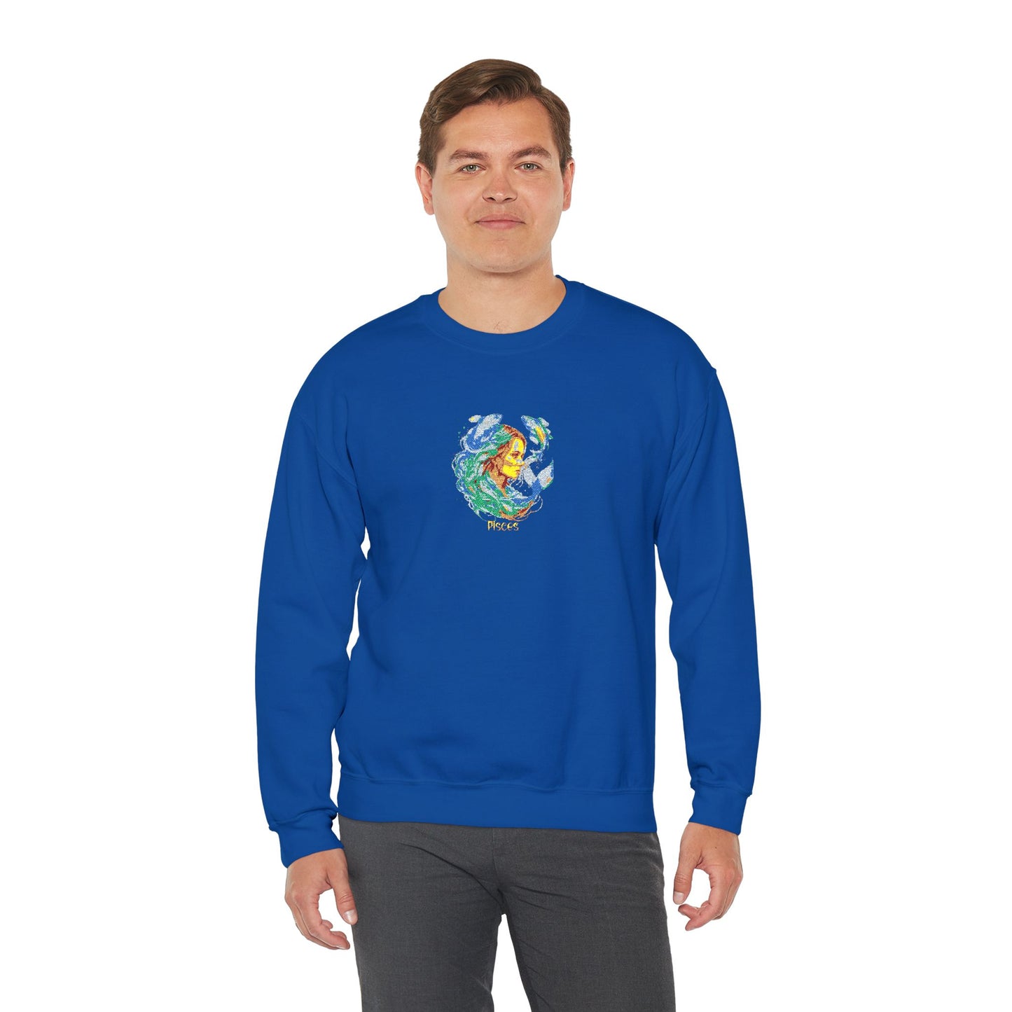 Pisces Zodiac Unisex Heavy Blend™ Crewneck Sweatshirt