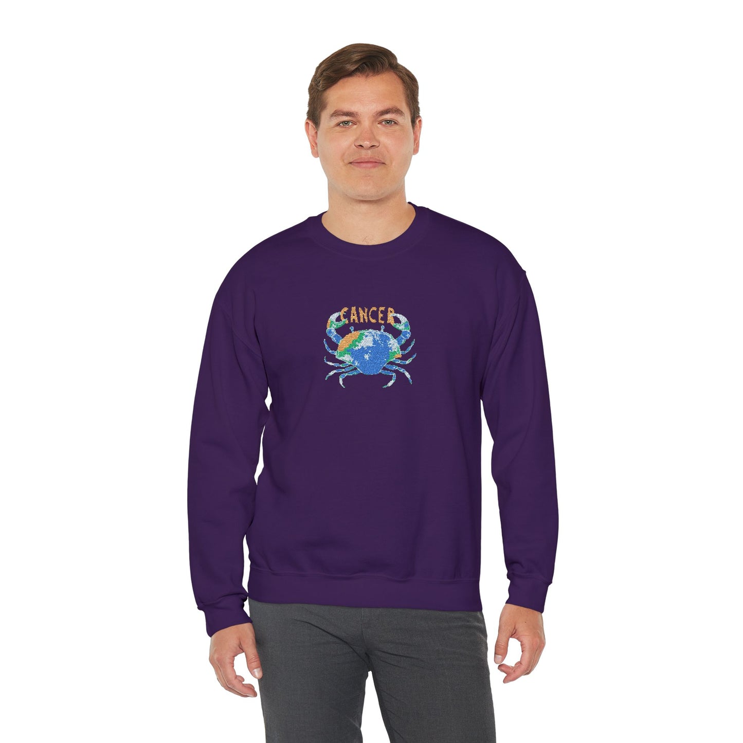 Cancer Zodiac Unisex Heavy Blend™ Crewneck Sweatshirt