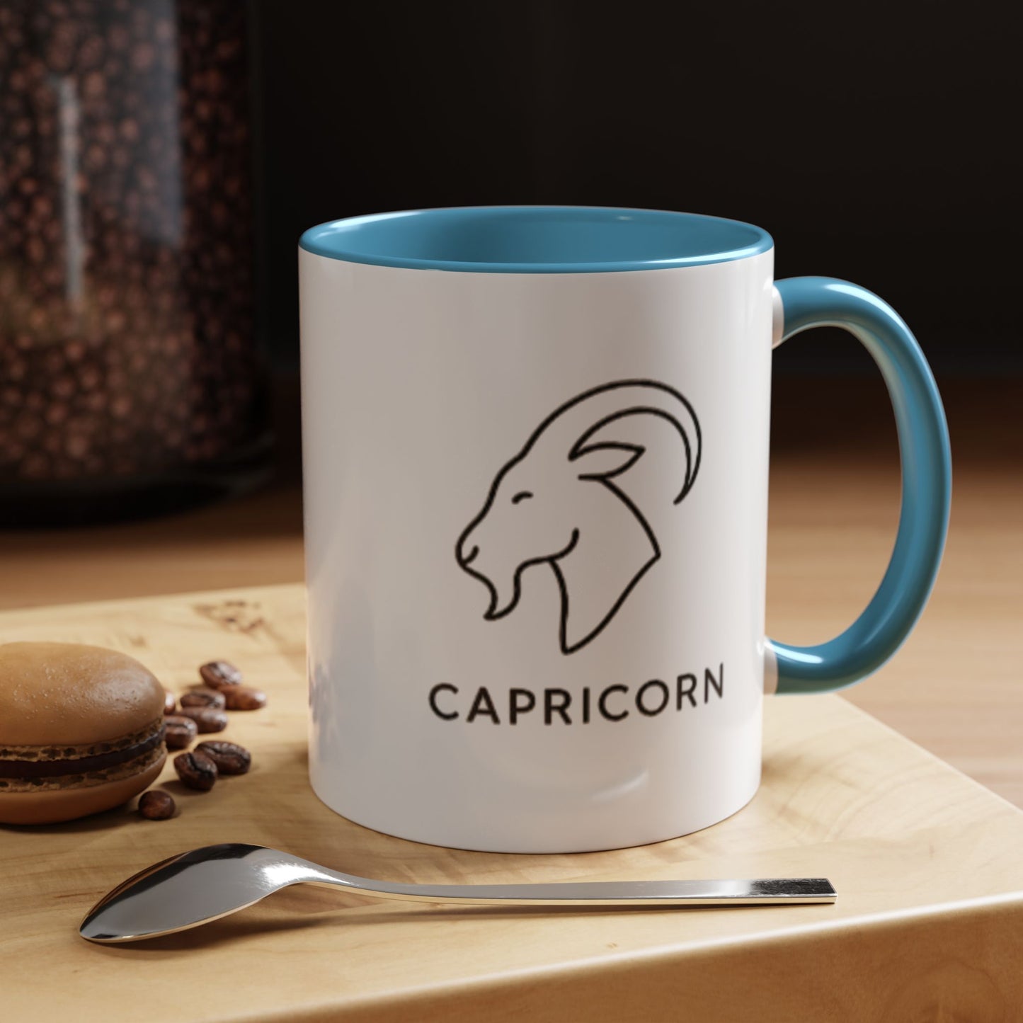 Capricorn Zodiac Accent Mug (11oz & 15oz)