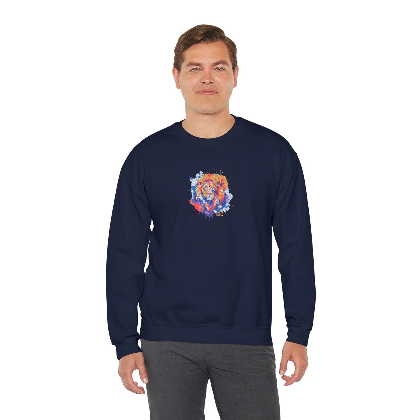 Leo Zodiac Unisex Heavy Blend™ Crewneck Sweatshirt