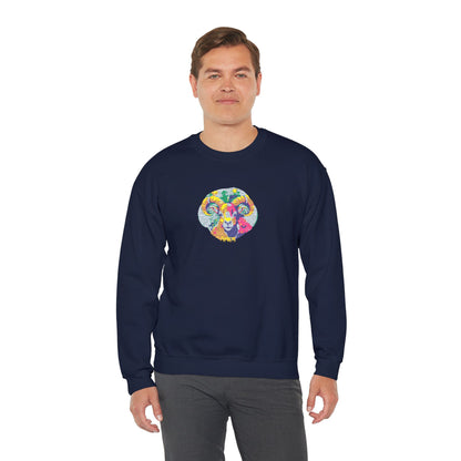 Aries Zodiac Unisex Heavy Blend™ Crewneck Sweatshirt