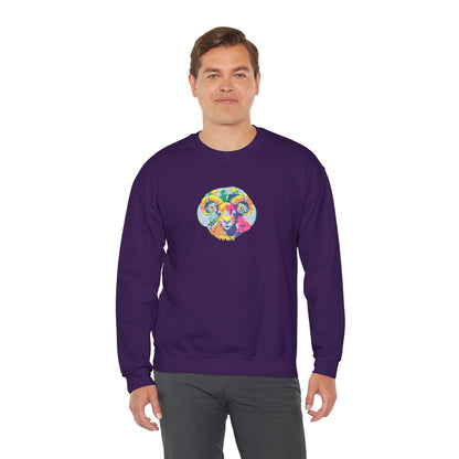 Aries Zodiac Unisex Heavy Blend™ Crewneck Sweatshirt
