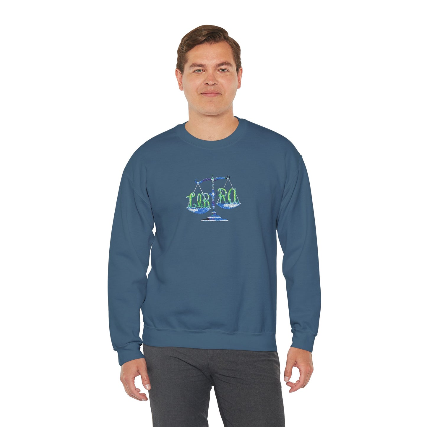 Libra Zodiac Unisex Heavy Blend™ Crewneck Sweatshirt