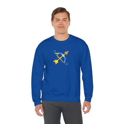Sagittarius Zodiac Unisex Heavy Blend™ Crewneck Sweatshirt