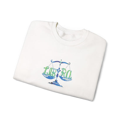 Libra Zodiac Unisex Heavy Blend™ Crewneck Sweatshirt