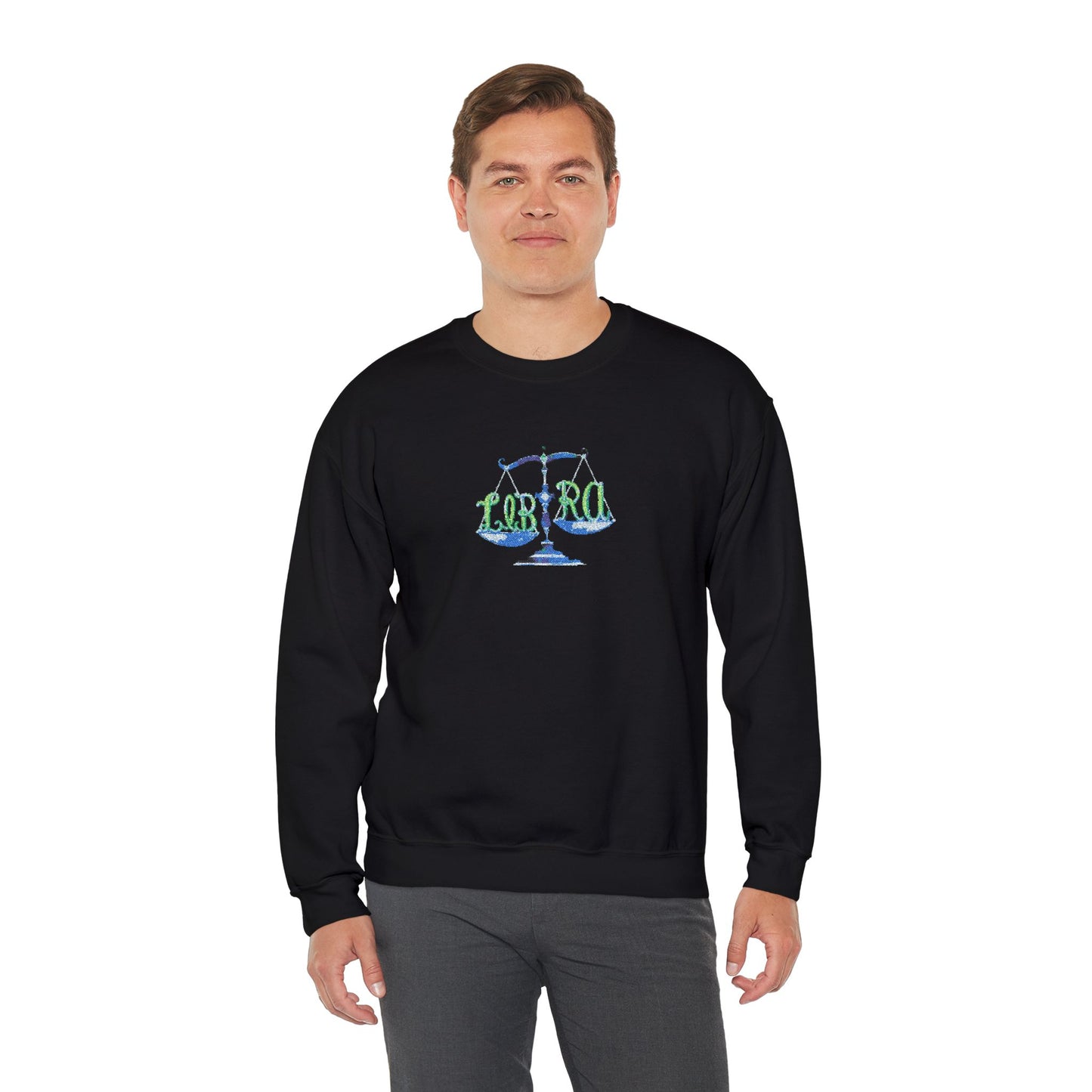 Libra Zodiac Unisex Heavy Blend™ Crewneck Sweatshirt