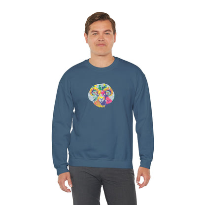 Aries Zodiac Unisex Heavy Blend™ Crewneck Sweatshirt