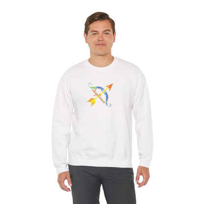Sagittarius Zodiac Unisex Heavy Blend™ Crewneck Sweatshirt
