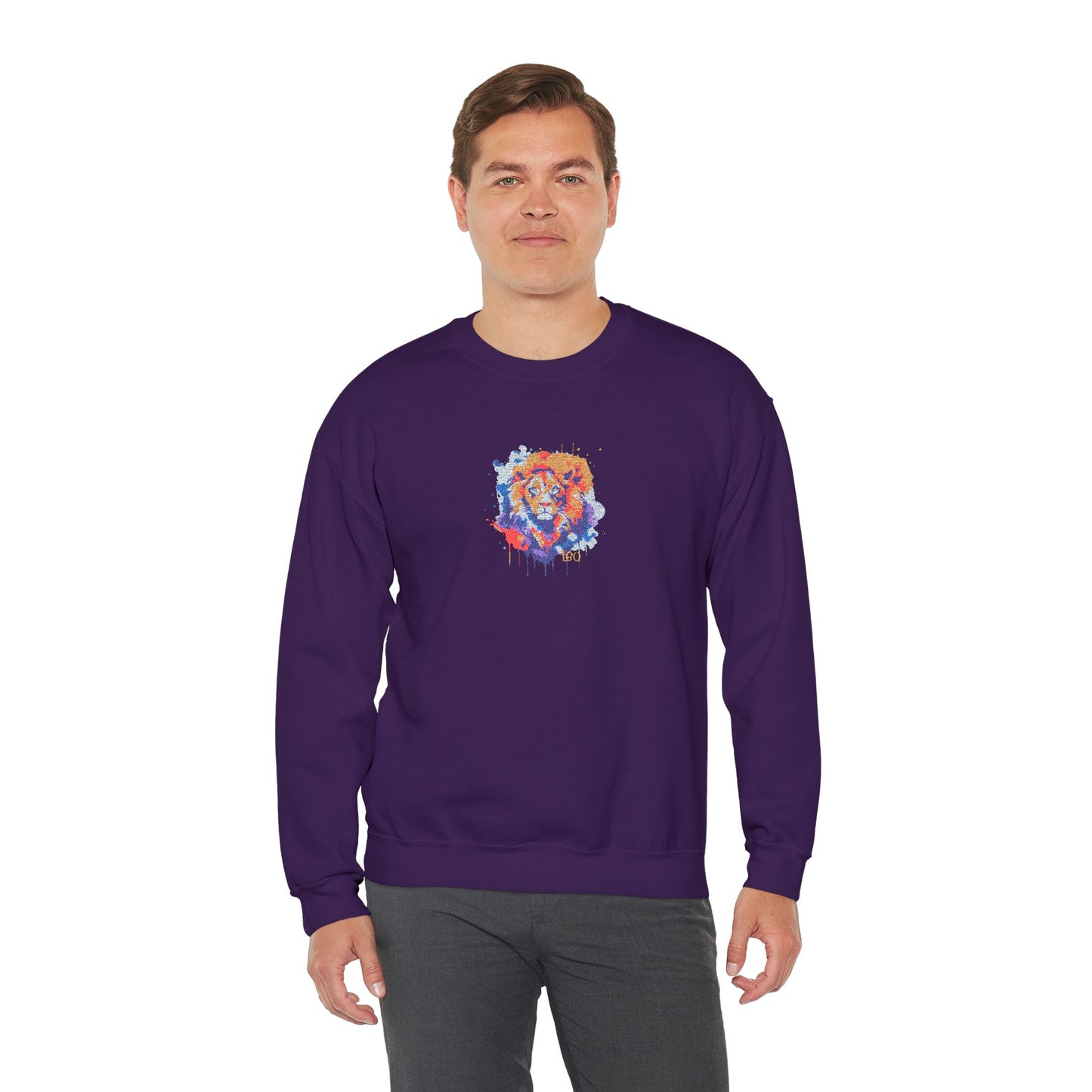 Leo Zodiac Unisex Heavy Blend™ Crewneck Sweatshirt