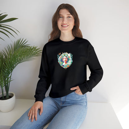 Virgo Zodiac Unisex Heavy Blend™ Crewneck Sweatshirt