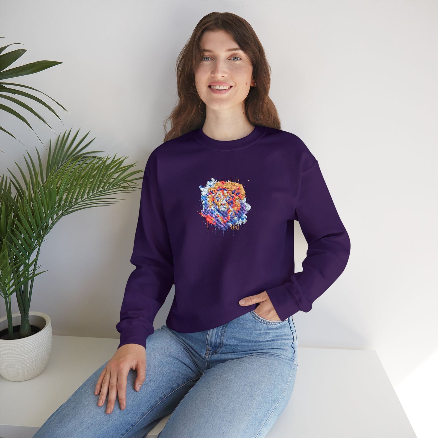 Leo Zodiac Unisex Heavy Blend™ Crewneck Sweatshirt