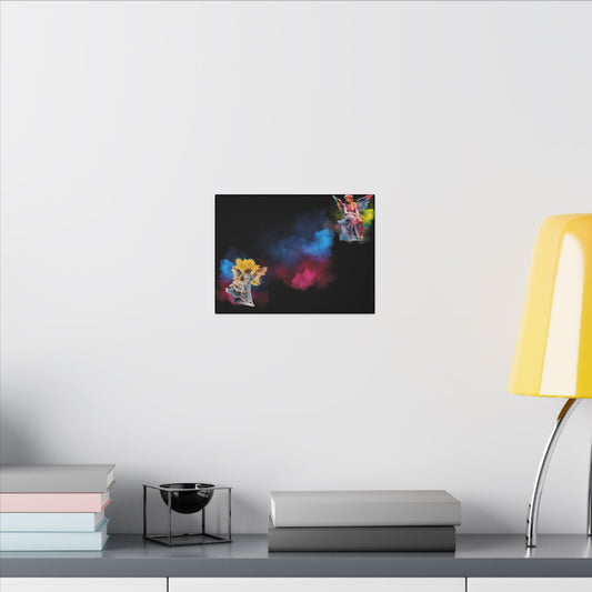 colorful little angels Matte Canvas, Stretched, 0.75" (Multi-Size)