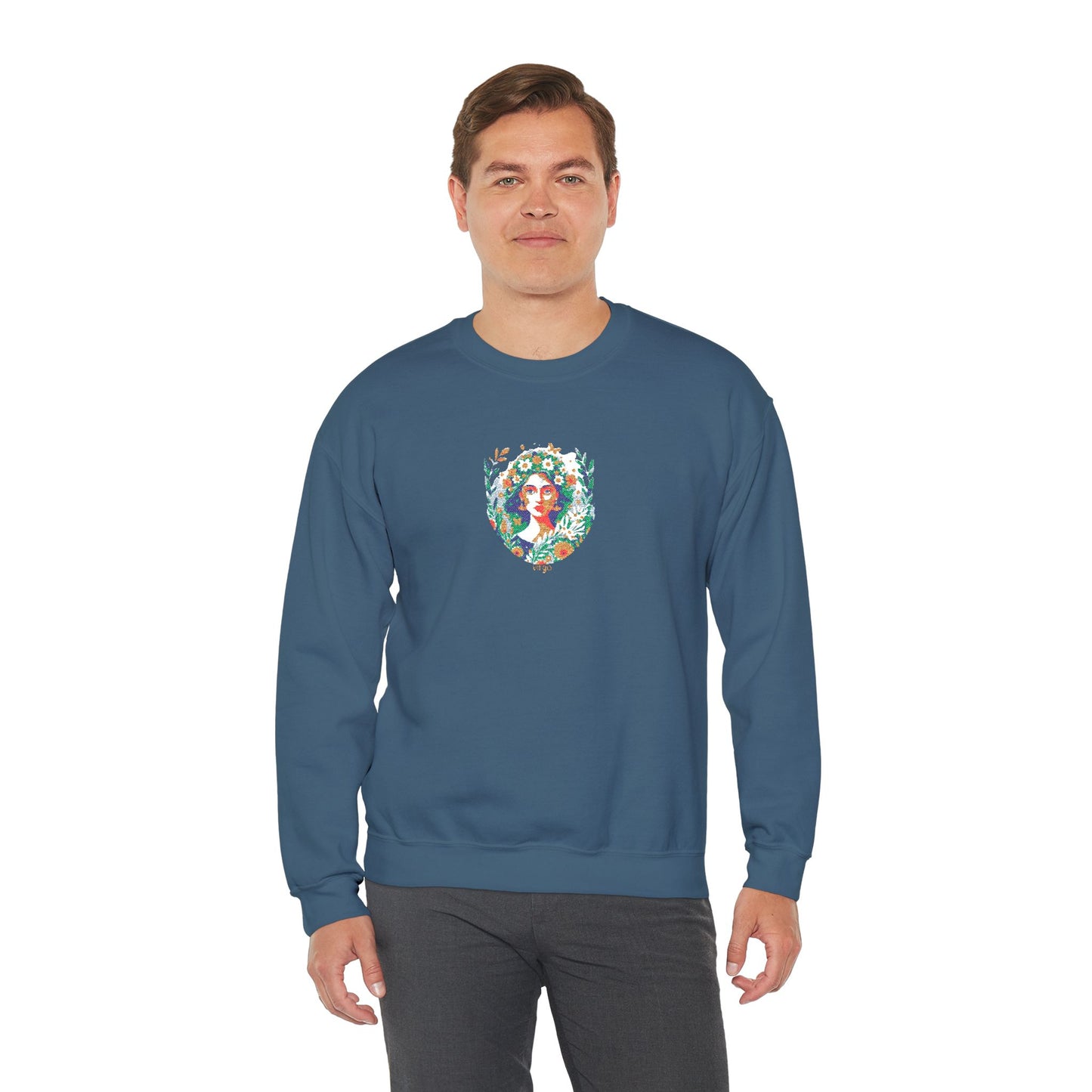 Virgo Zodiac Unisex Heavy Blend™ Crewneck Sweatshirt