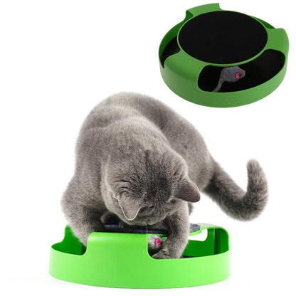 Mouse Catch Cat Toy Groomer Scratch Pad Pet Fun Kitten Interactive Playtime New