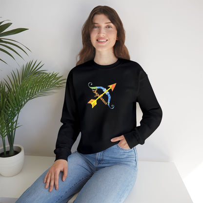 Sagittarius Zodiac Unisex Heavy Blend™ Crewneck Sweatshirt