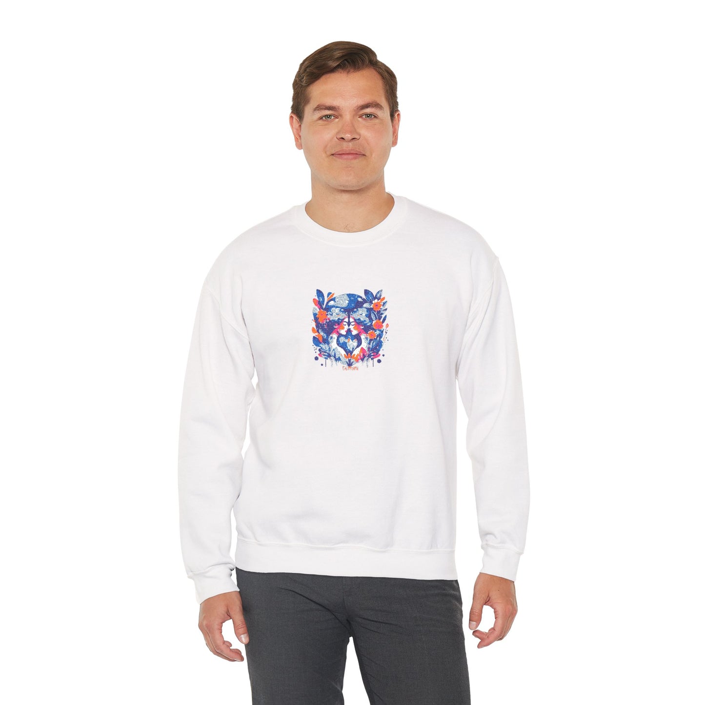 Gemini Zodiac Unisex Heavy Blend™ Crewneck Sweatshirt