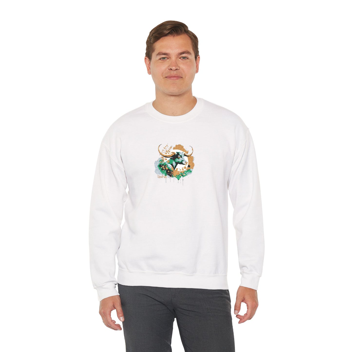 Taurus Zodiac Unisex Heavy Blend™ Crewneck Sweatshirt