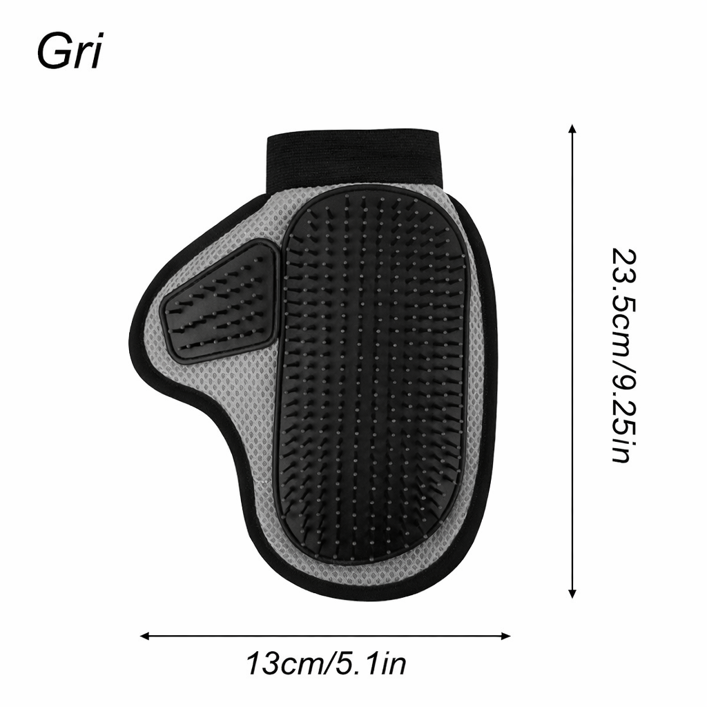 Kedi Tüyü Temizleme Eldiveni – Silikon Masajlı Evcil Hayvan Tarağı