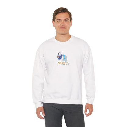 Aquarius Zodiac Unisex Heavy Blend™ Crewneck Sweatshirt