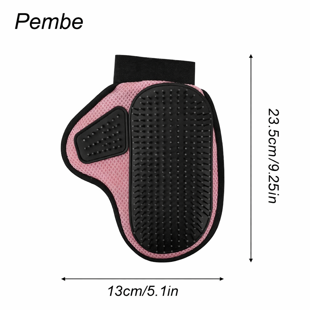 Kedi Tüyü Temizleme Eldiveni – Silikon Masajlı Evcil Hayvan Tarağı