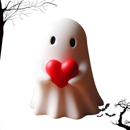 Halloween Ghost Figurine-Spooky & Cute Ghost Statue for Home, Desk, Party Decor | Funnyghost Halloween Decor Indoor