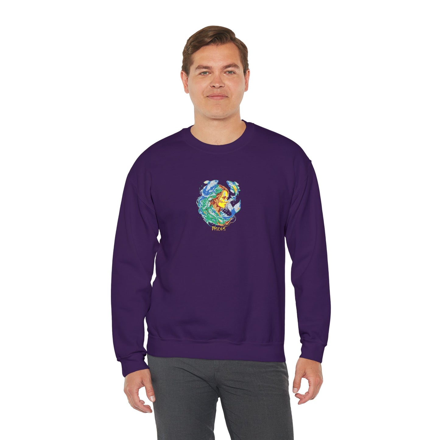 Pisces Zodiac Unisex Heavy Blend™ Crewneck Sweatshirt