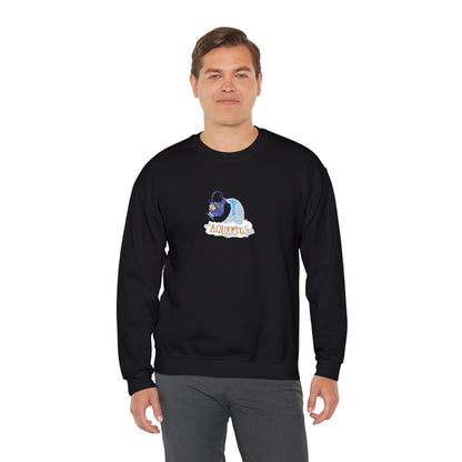 Aquarius Zodiac Unisex Heavy Blend™ Crewneck Sweatshirt