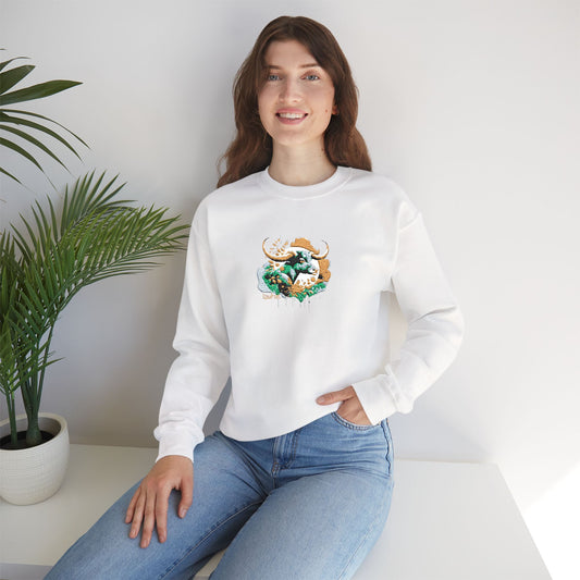 Taurus Zodiac Unisex Heavy Blend™ Crewneck Sweatshirt