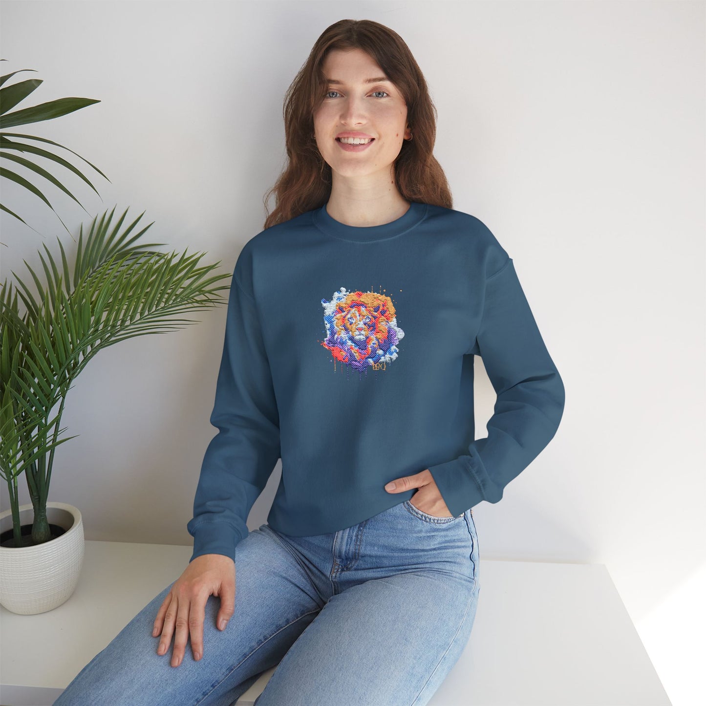 Leo Zodiac Unisex Heavy Blend™ Crewneck Sweatshirt