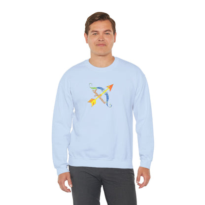 Sagittarius Zodiac Unisex Heavy Blend™ Crewneck Sweatshirt
