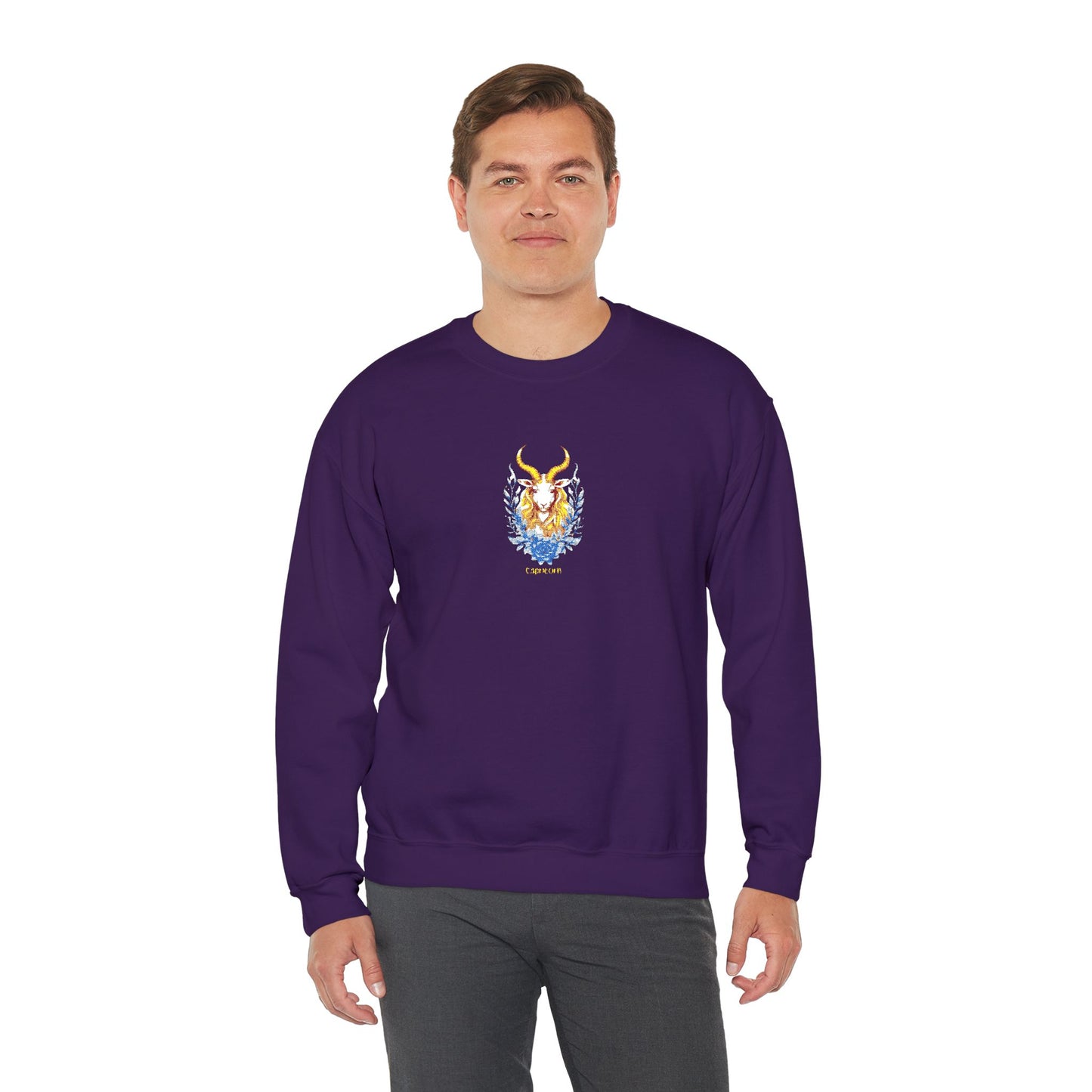 Capricorn Zodiac Unisex Heavy Blend™ Crewneck Sweatshirt