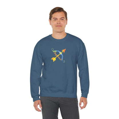Sagittarius Zodiac Unisex Heavy Blend™ Crewneck Sweatshirt