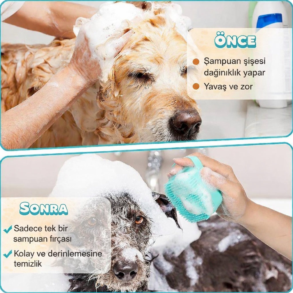Evcil Hayvanlar İçin 7 Parça Bakım ve Temizlik Seti – Evde Profesyonel Bakım