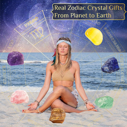 Zodiac Birthstone Gift Box – Spiritual & Healing Astrology Gifts for Women