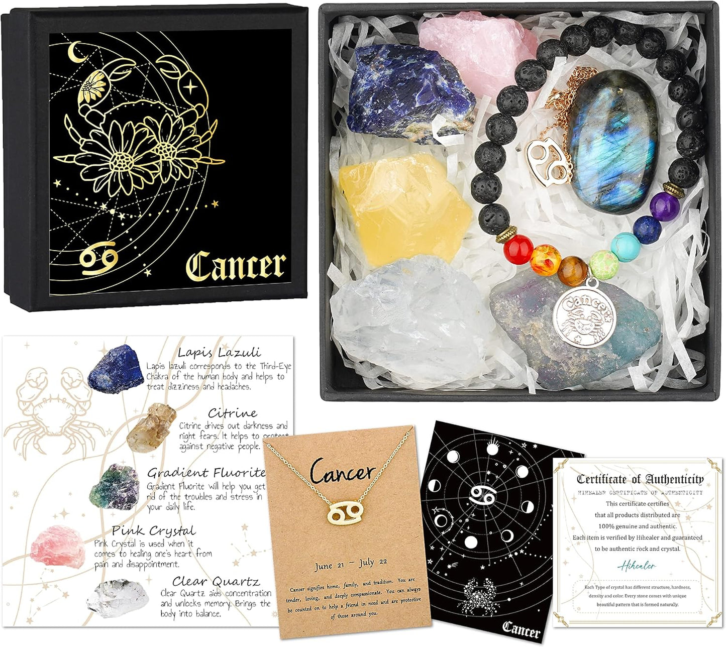 Zodiac Birthstone Gift Box – Spiritual & Healing Astrology Gifts for Women