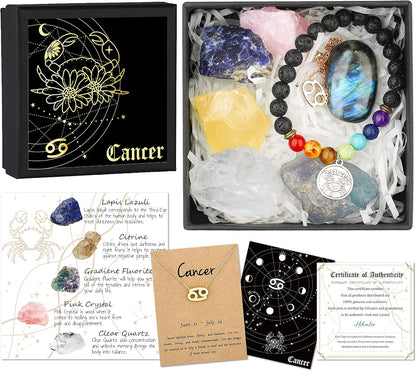 Zodiac Birthstone Gift Box – Spiritual & Healing Astrology Gifts for Women