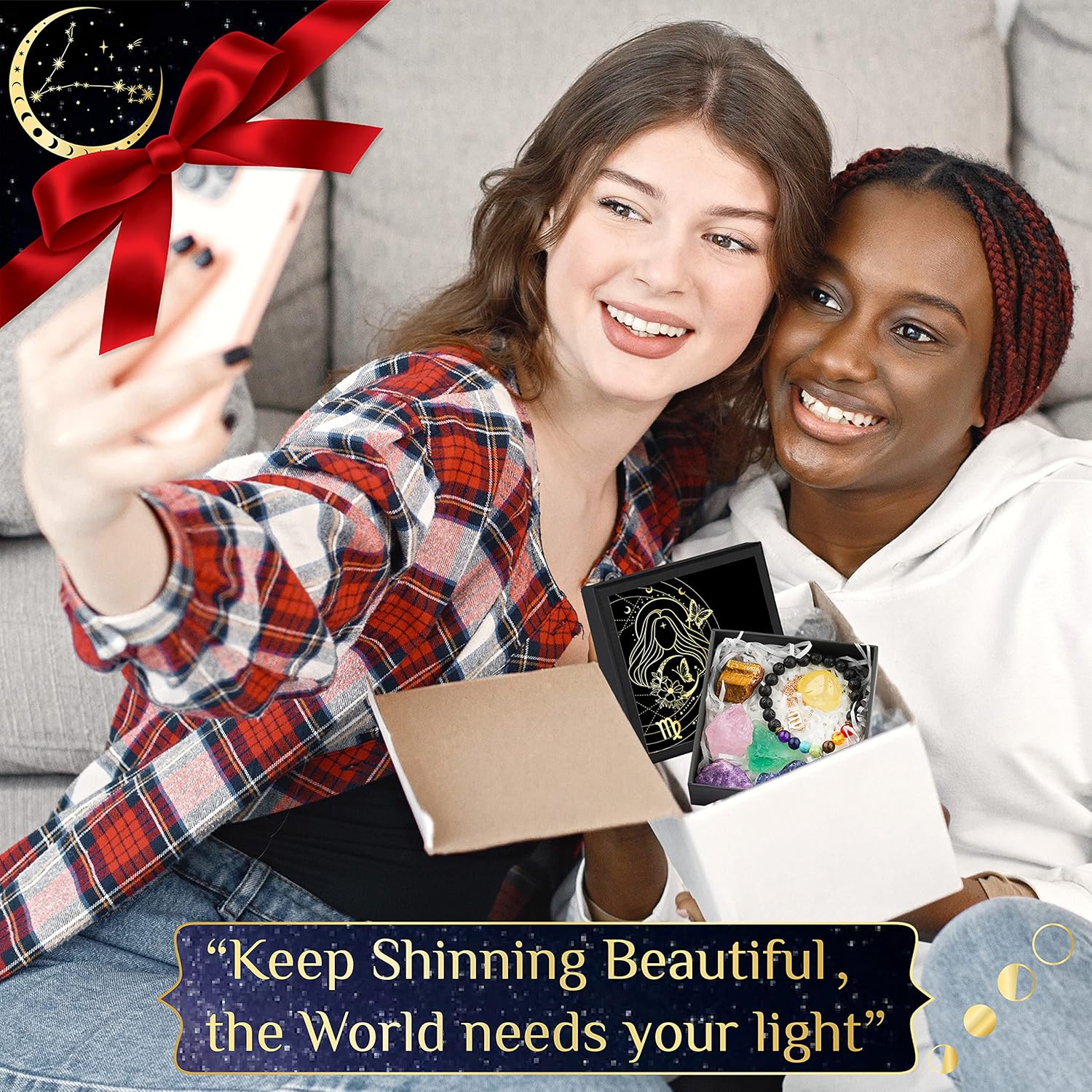 Zodiac Birthstone Gift Box – Spiritual & Healing Astrology Gifts for Women