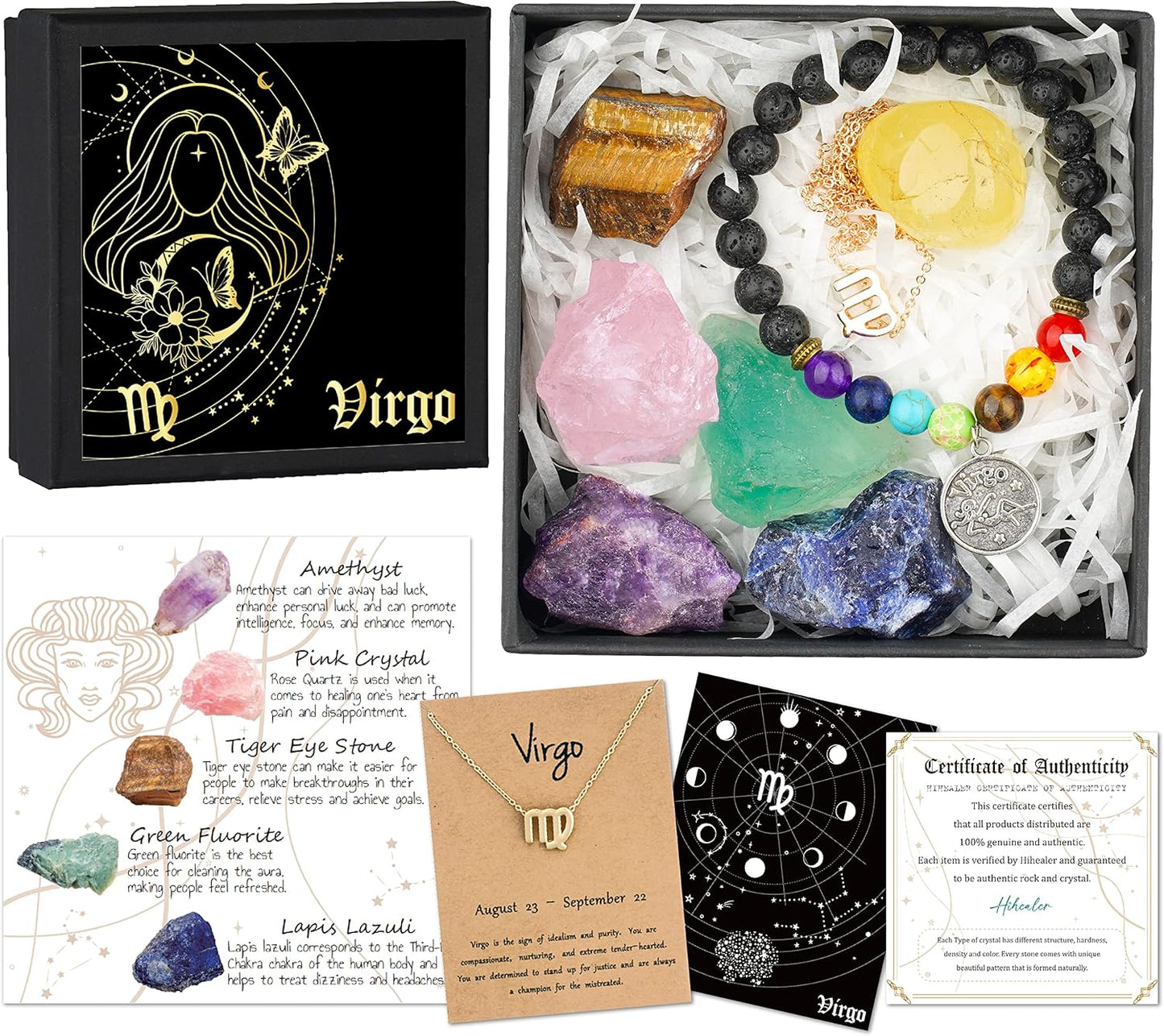 Zodiac Birthstone Gift Box – Spiritual & Healing Astrology Gifts for Women