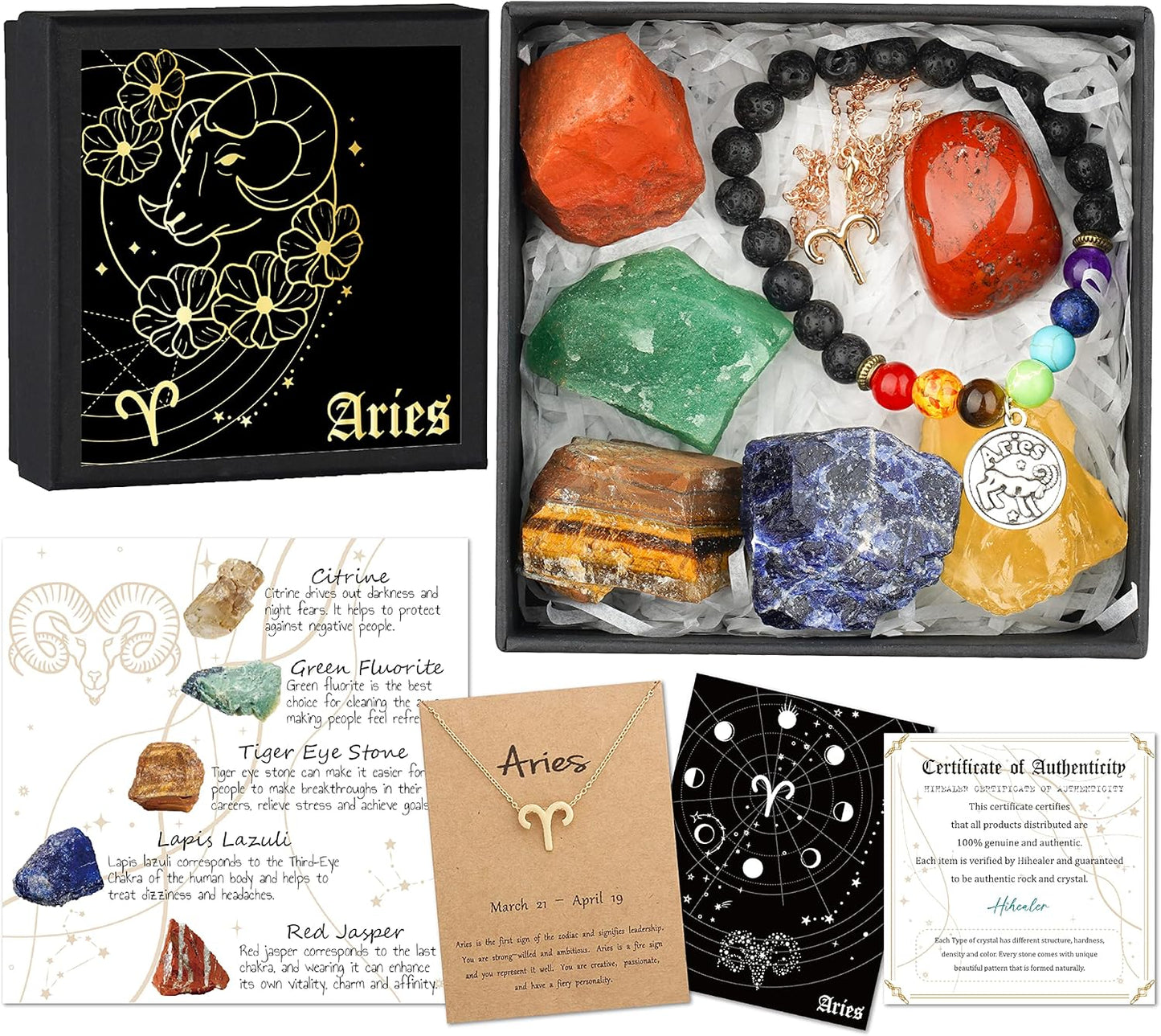 Zodiac Birthstone Gift Box – Spiritual & Healing Astrology Gifts for Women