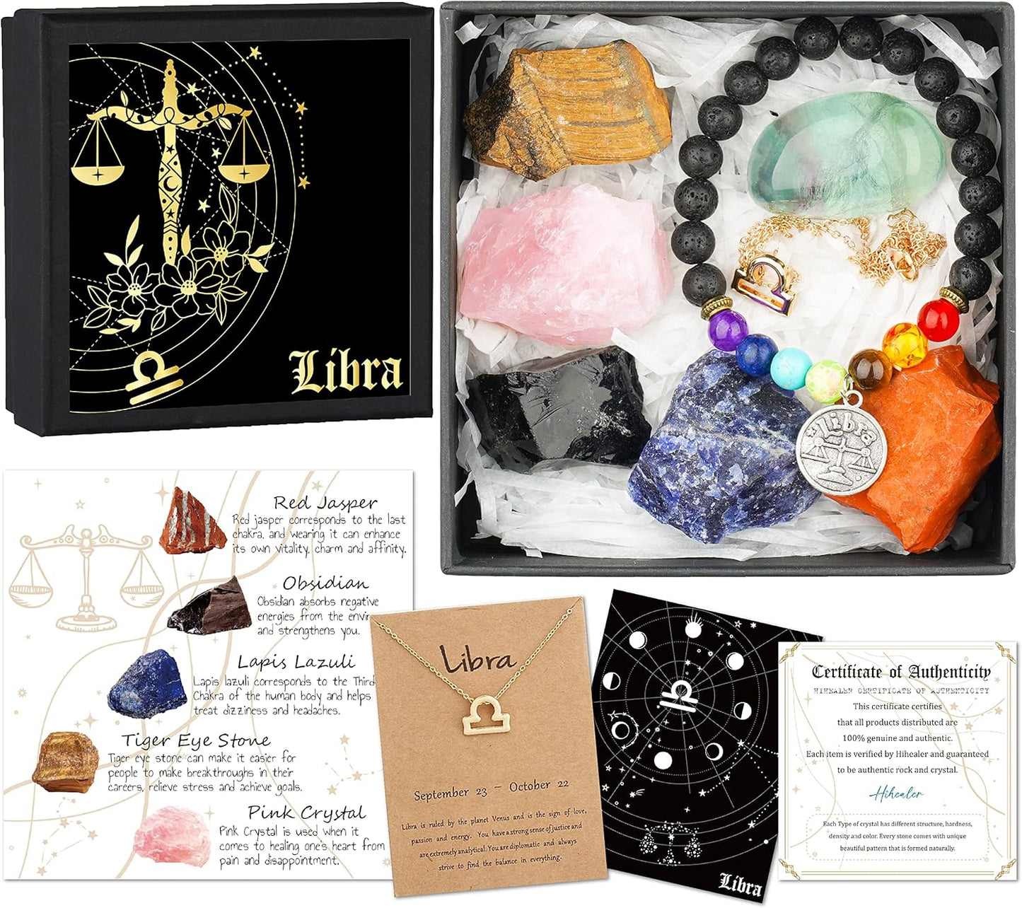 Zodiac Birthstone Gift Box – Spiritual & Healing Astrology Gifts for Women