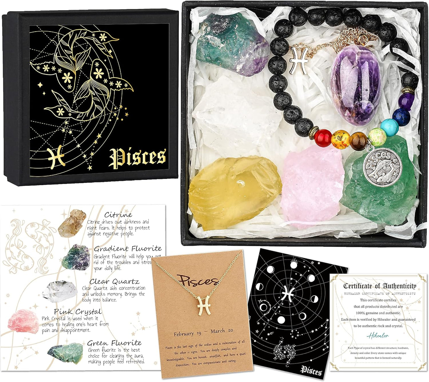 Zodiac Birthstone Gift Box – Spiritual & Healing Astrology Gifts for Women