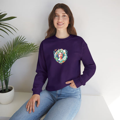 Virgo Zodiac Unisex Heavy Blend™ Crewneck Sweatshirt