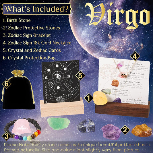 Zodiac Birthstone Gift Box – Spiritual & Healing Astrology Gifts for Women