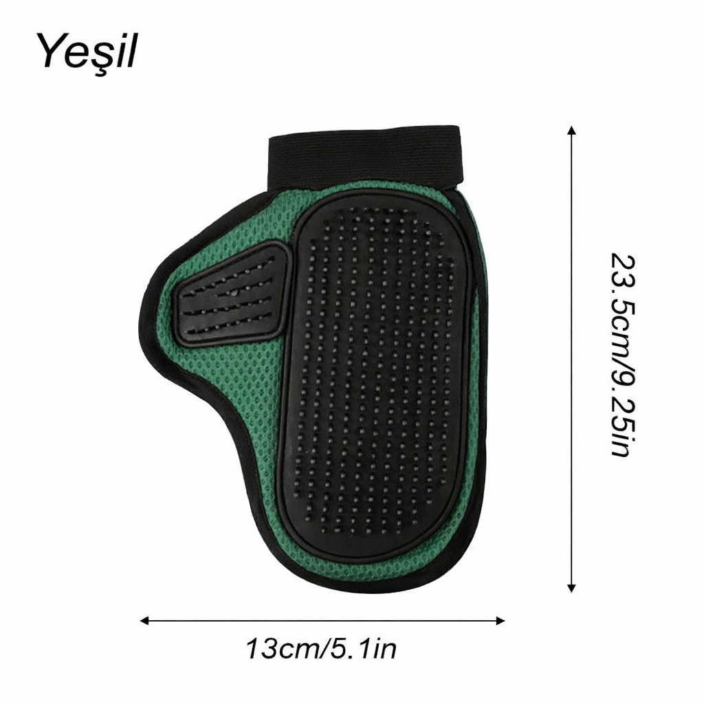 Kedi Tüyü Temizleme Eldiveni – Silikon Masajlı Evcil Hayvan Tarağı