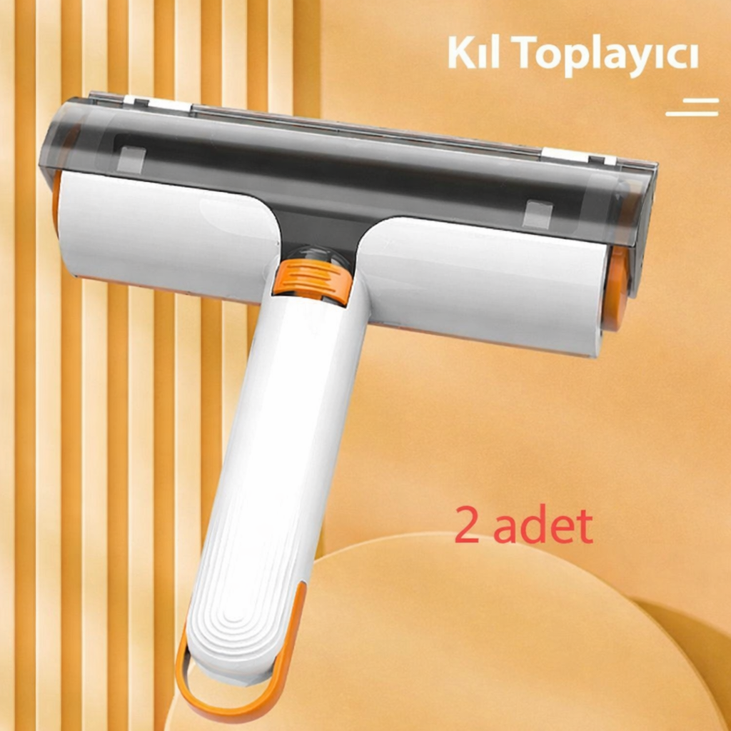 2’si 1 Arada Evcil Hayvan Tüy Toplayıcı Rulo – Yıkanabilir Taşınabilir Tüy Temizleme Fırçası