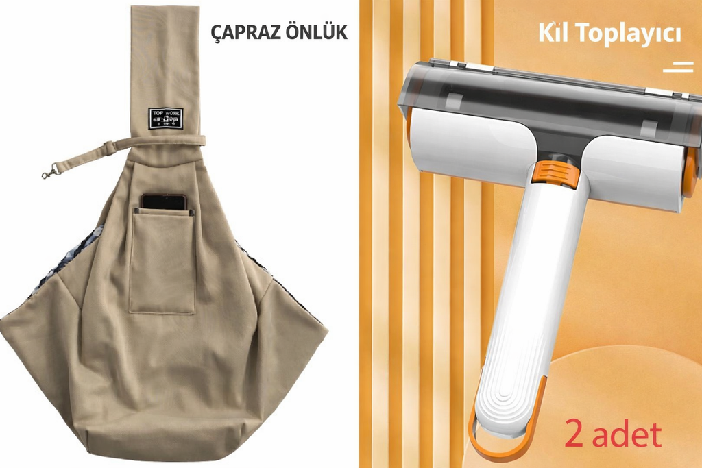 2’si 1 Arada Evcil Hayvan Tüy Toplayıcı Rulo – Yıkanabilir Taşınabilir Tüy Temizleme Fırçası